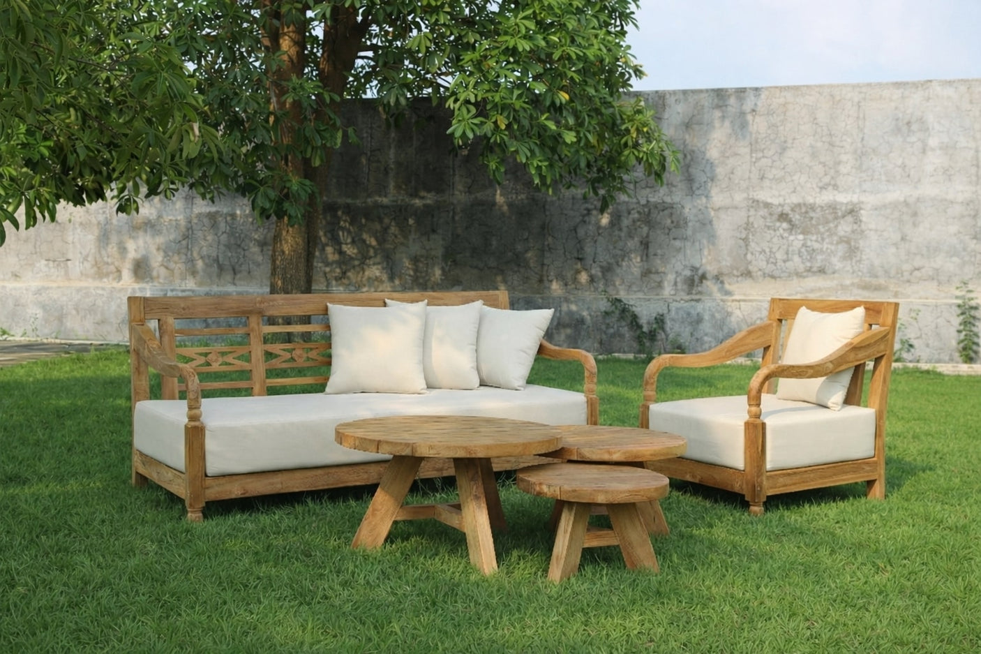 Teak Loungebank Dolce Vita