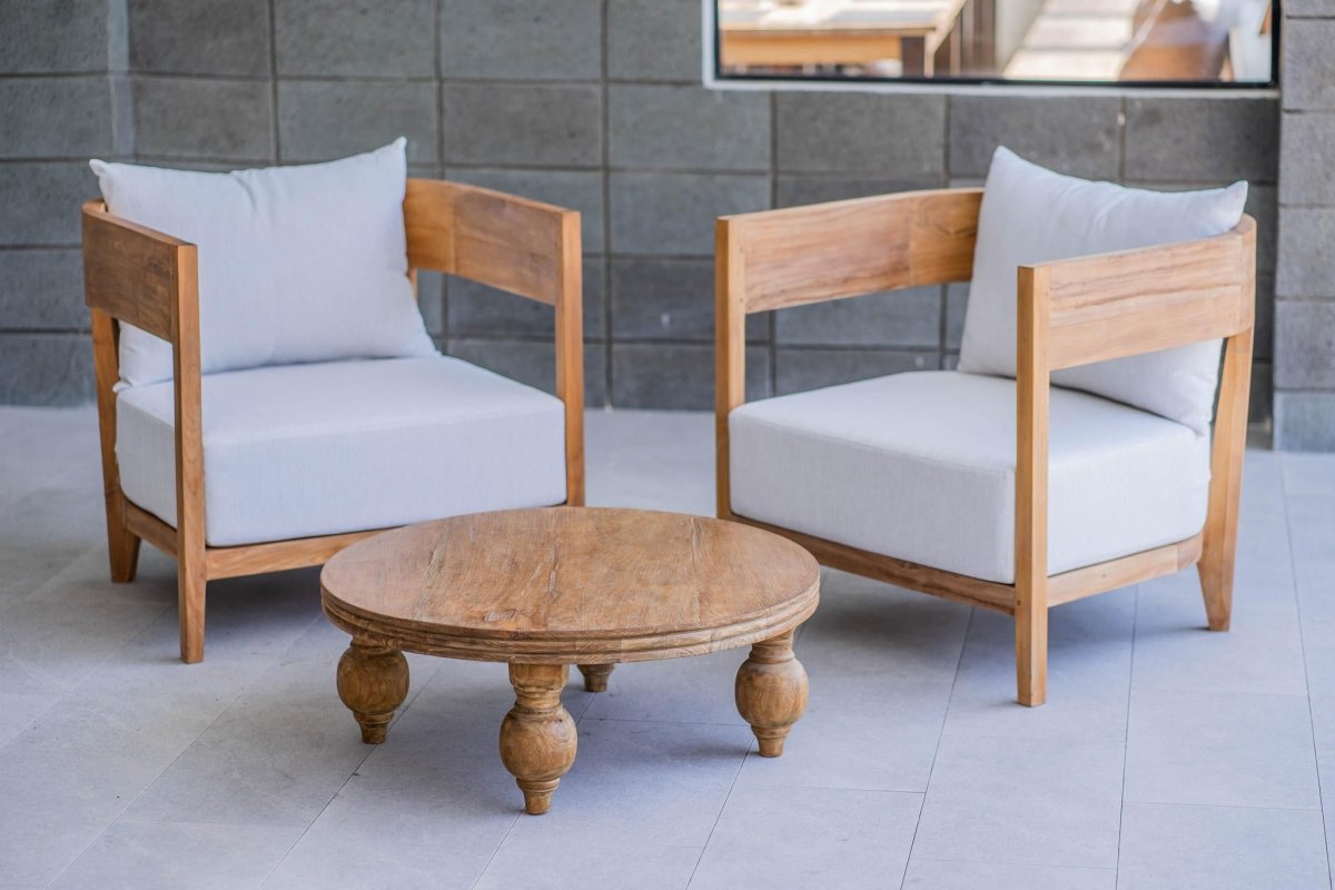 Teak Fauteuil Lura mit Sunproof-Kissen