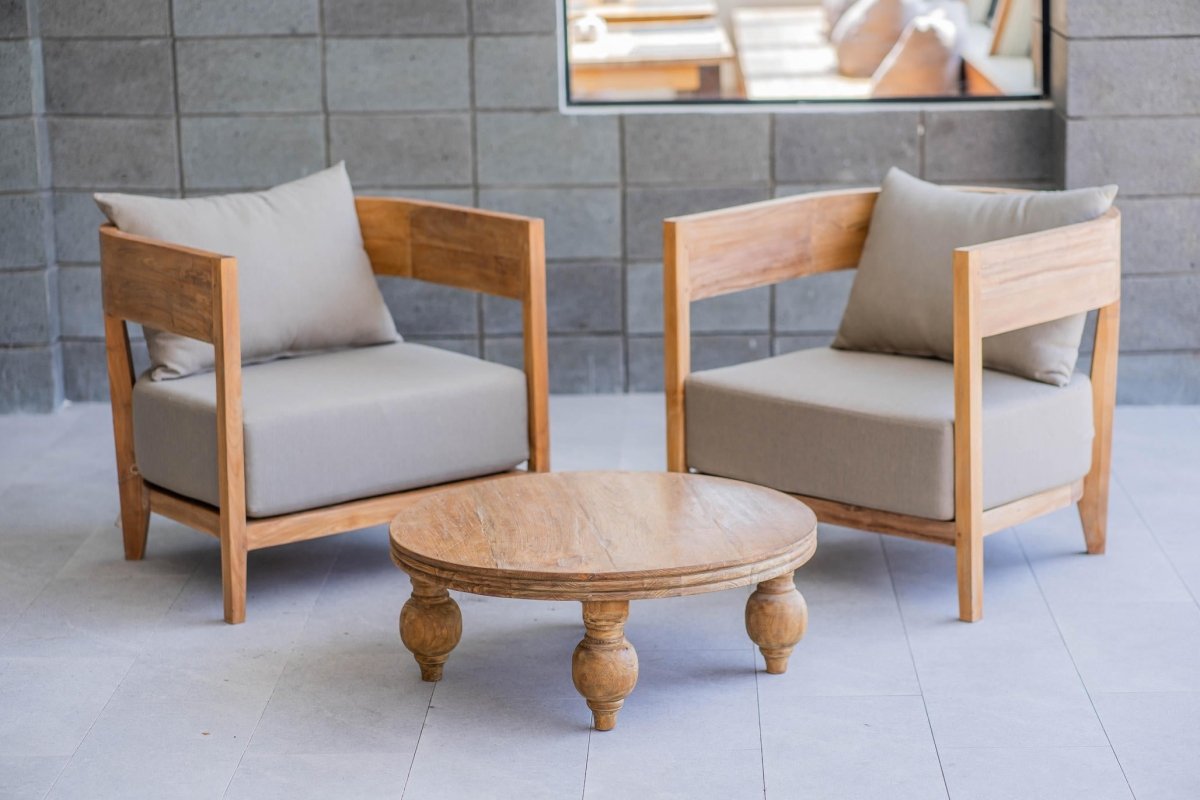 Teak Fauteuil Lura mit Sunproof-Kissen