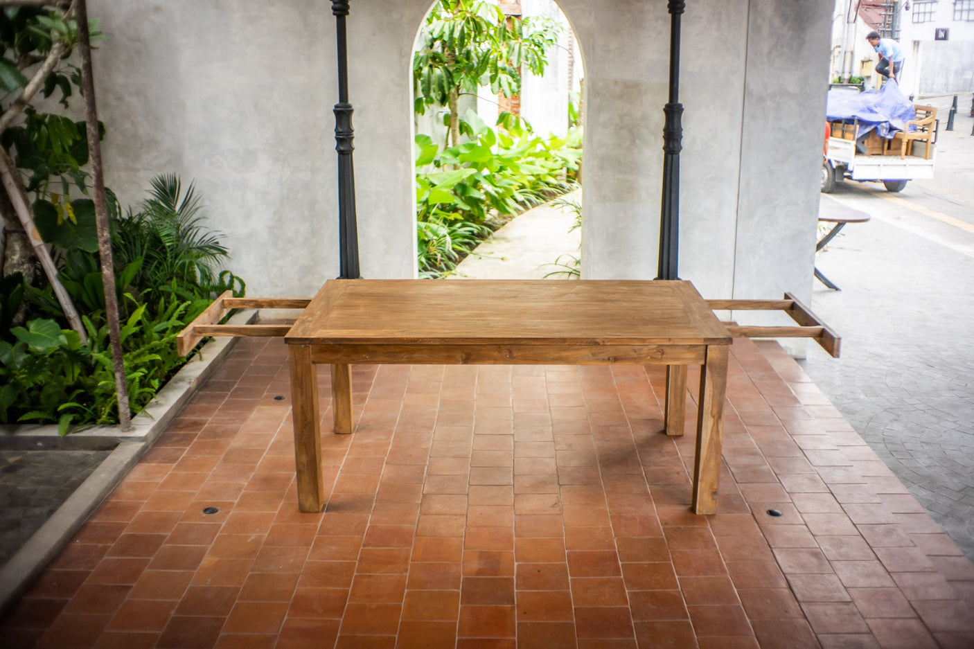 Ausziehtisch Teakholz