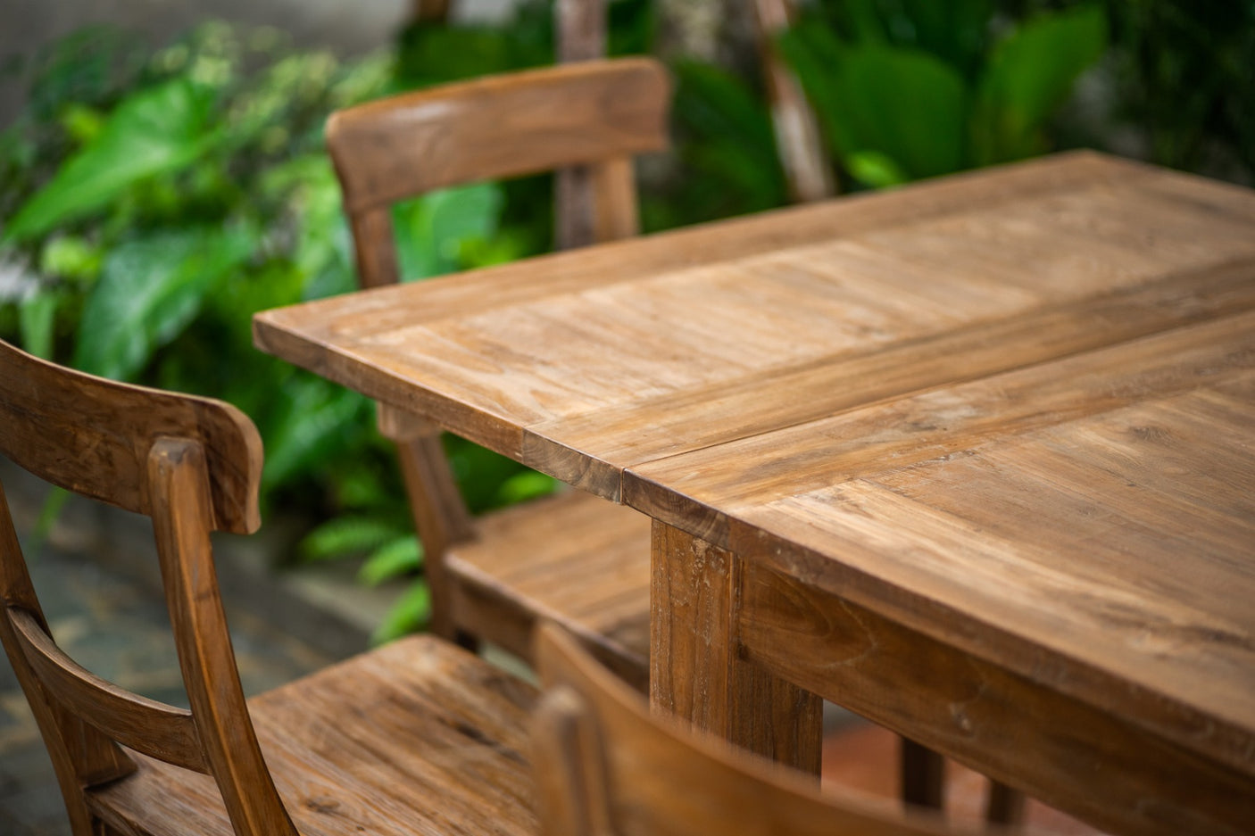 Ausziehtisch Teakholz