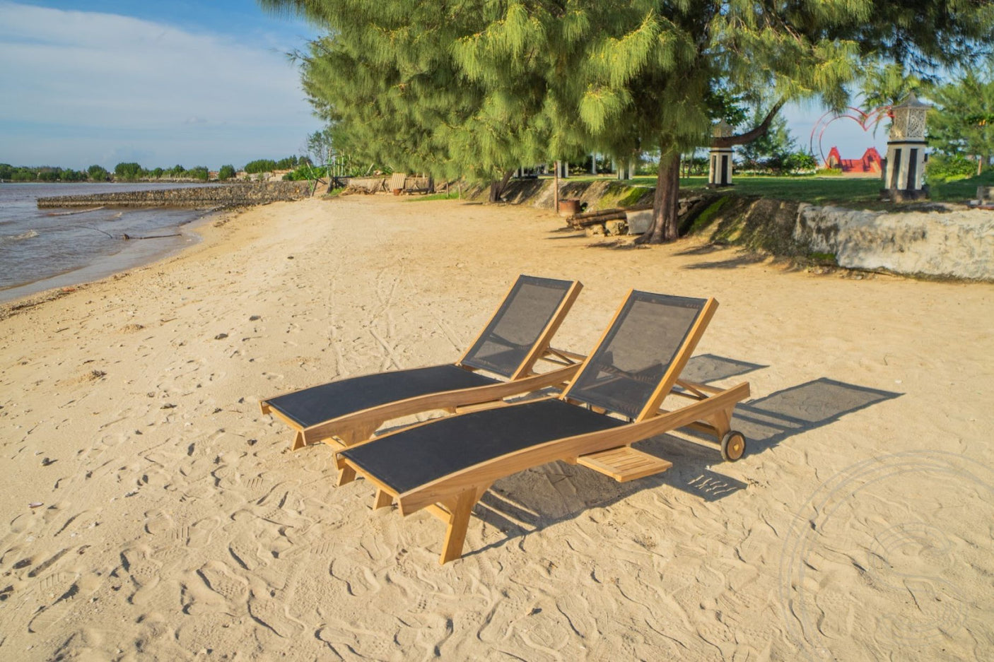 Batyline lounger 2 x