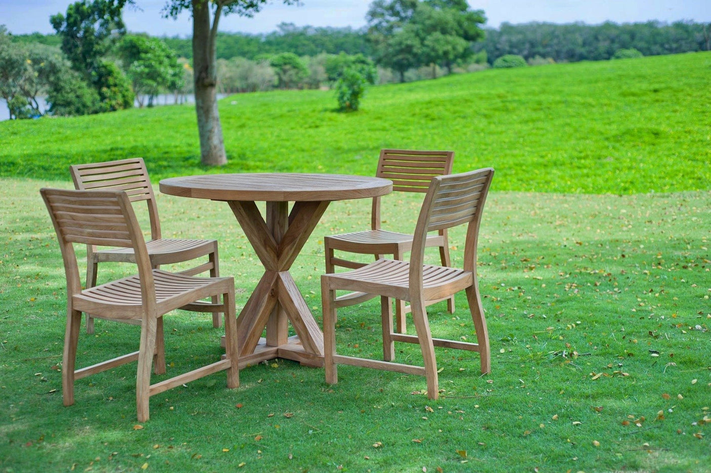 Runder Gartentisch Cross