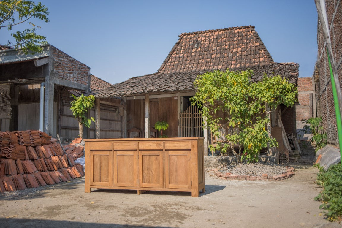 Teak Kommode Modern Smooth