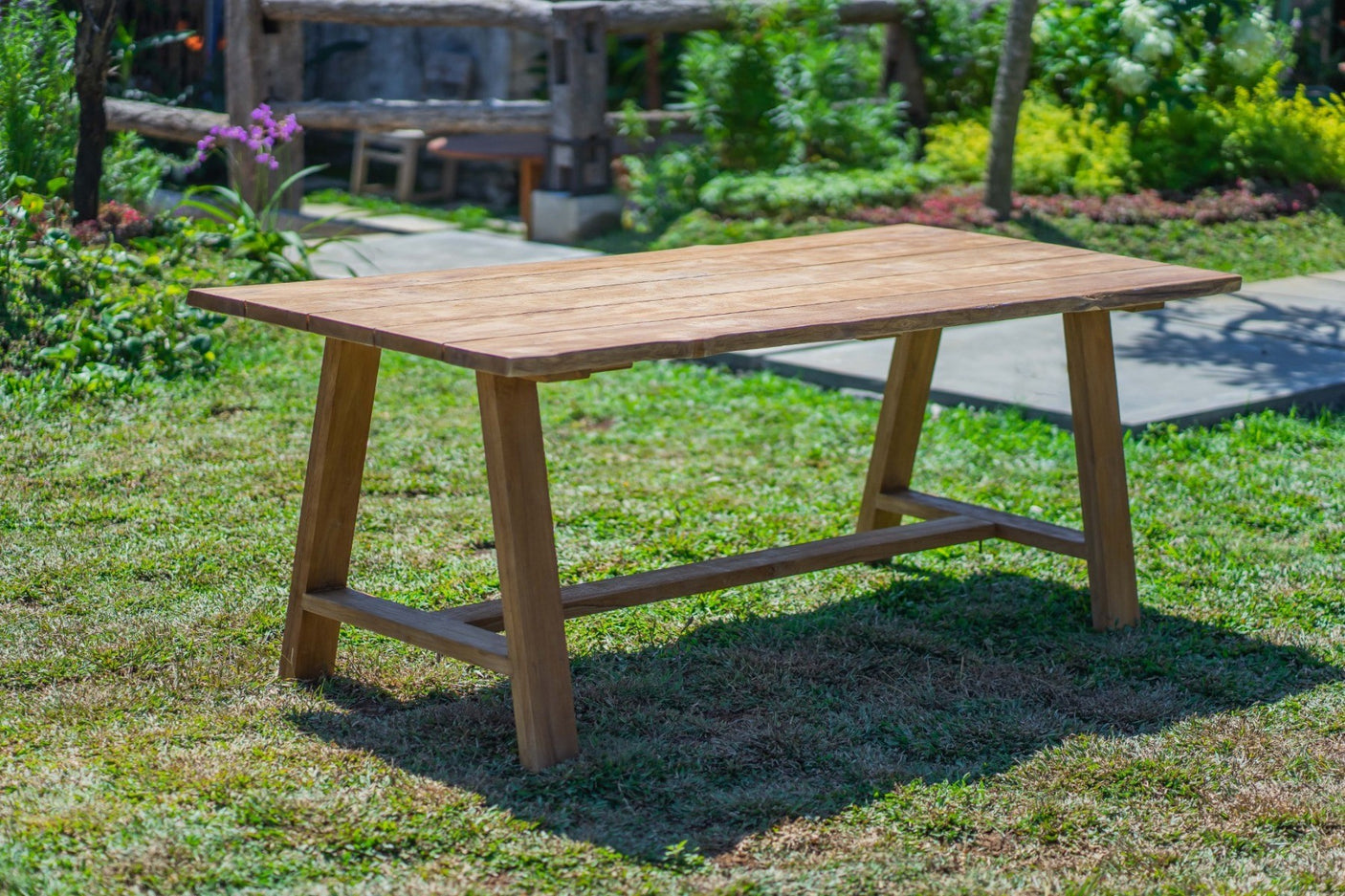 Teak garden table Java 200 x 100