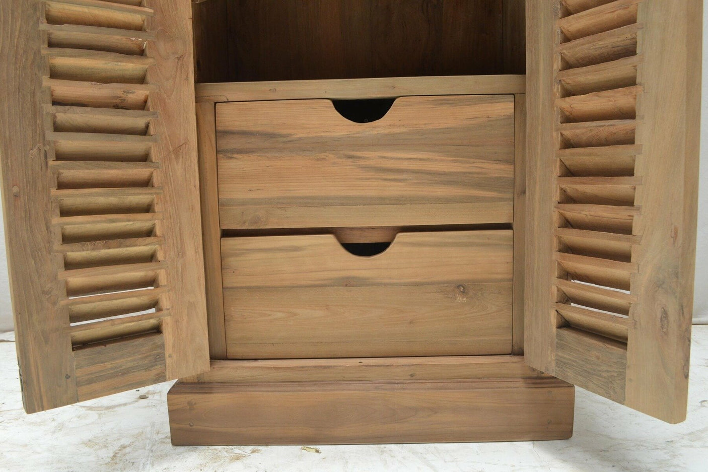 Teak Schuhschrank
