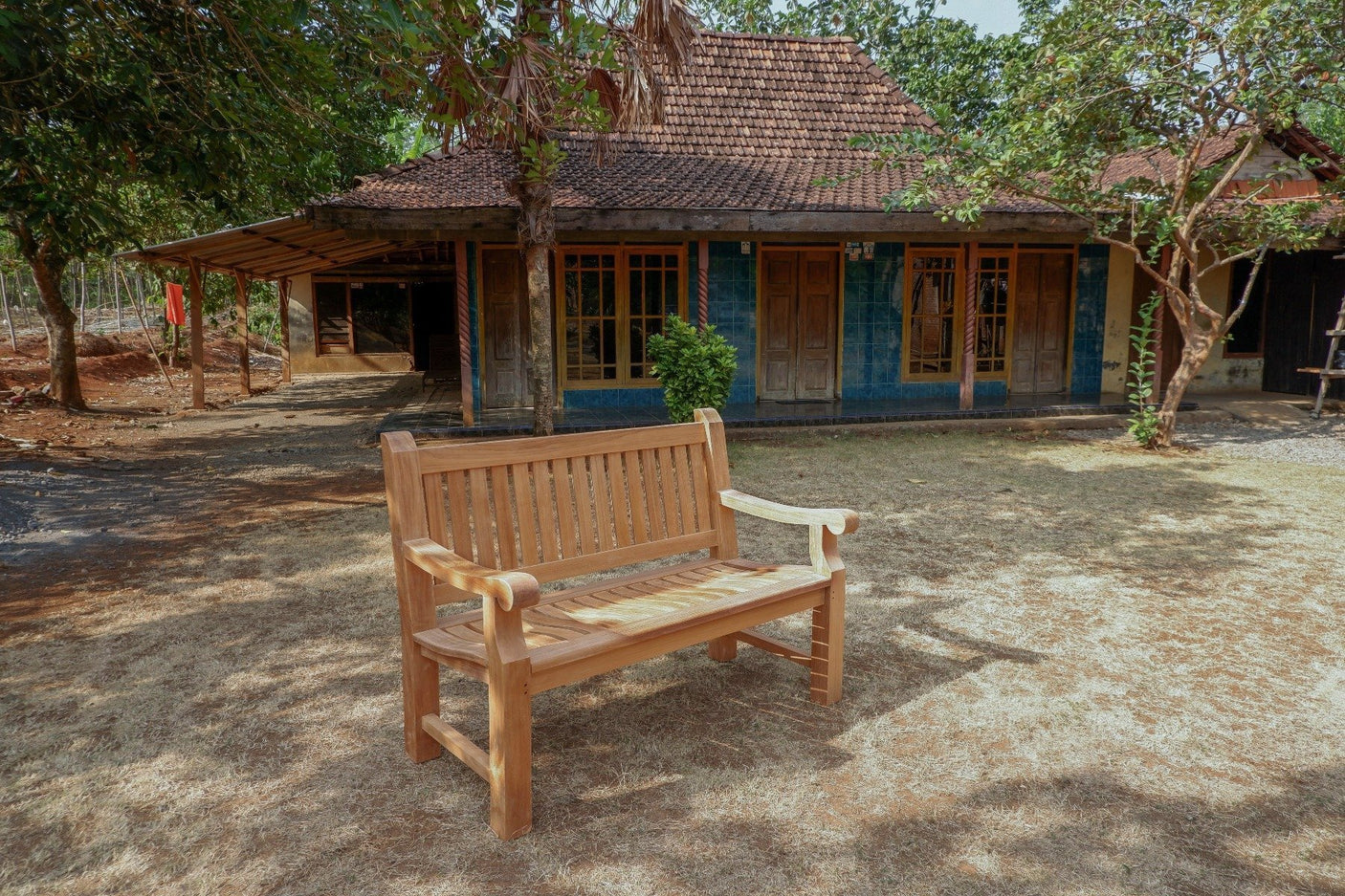 Teak Gartenbank Mammut