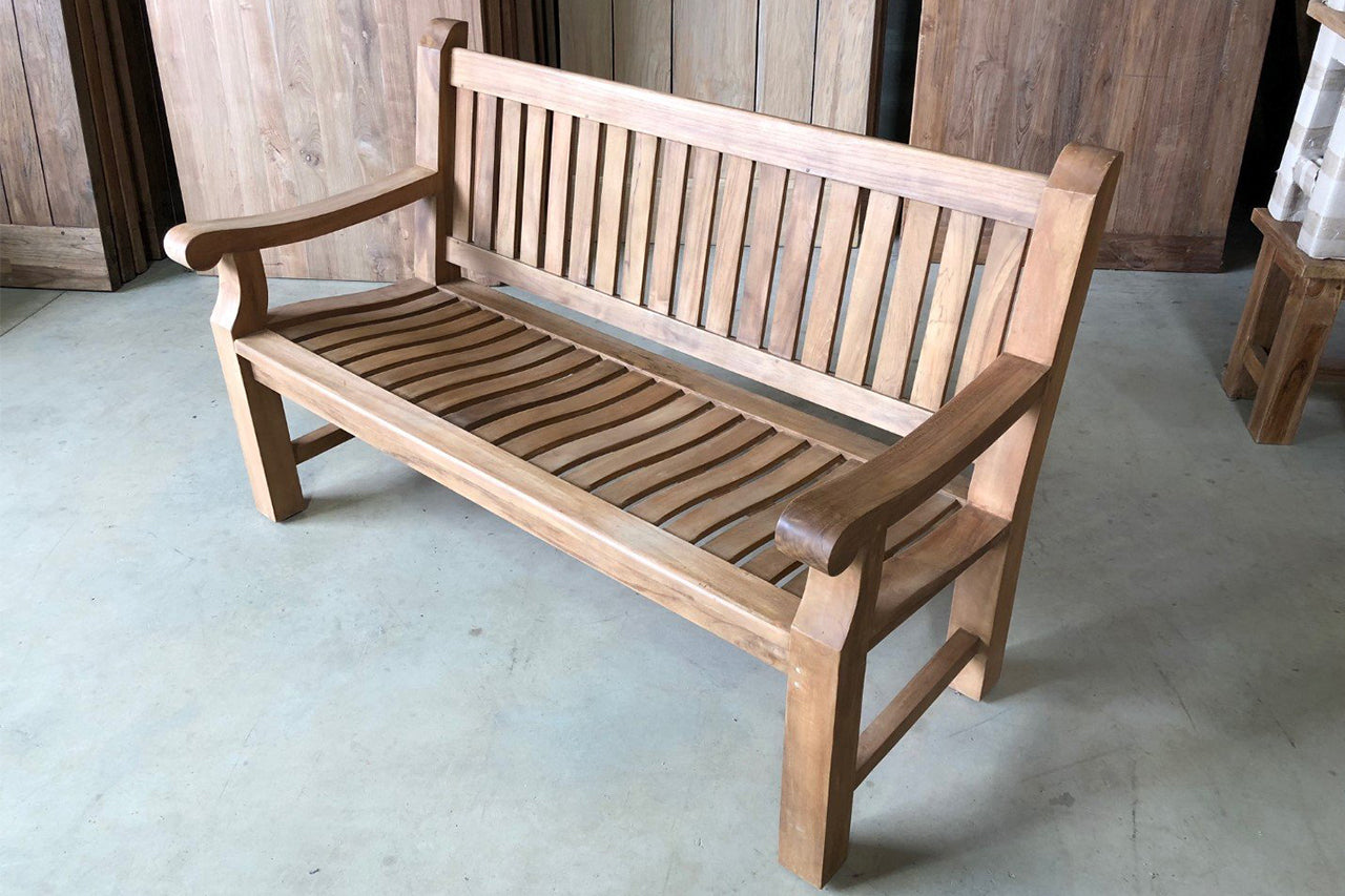 Teak Gartenbank Mammut