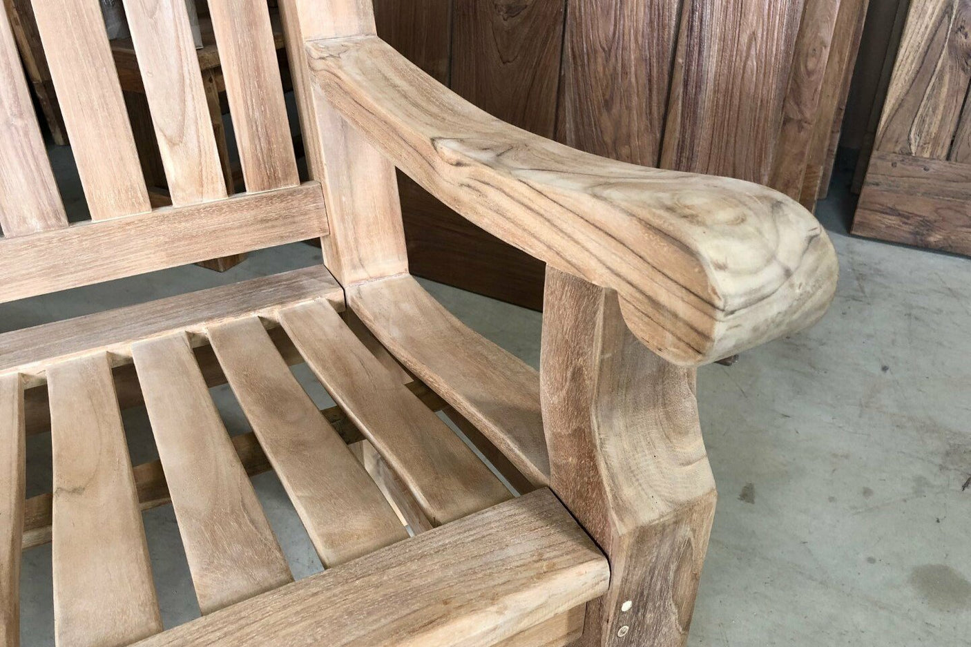 Teak Gartenbank Mammut