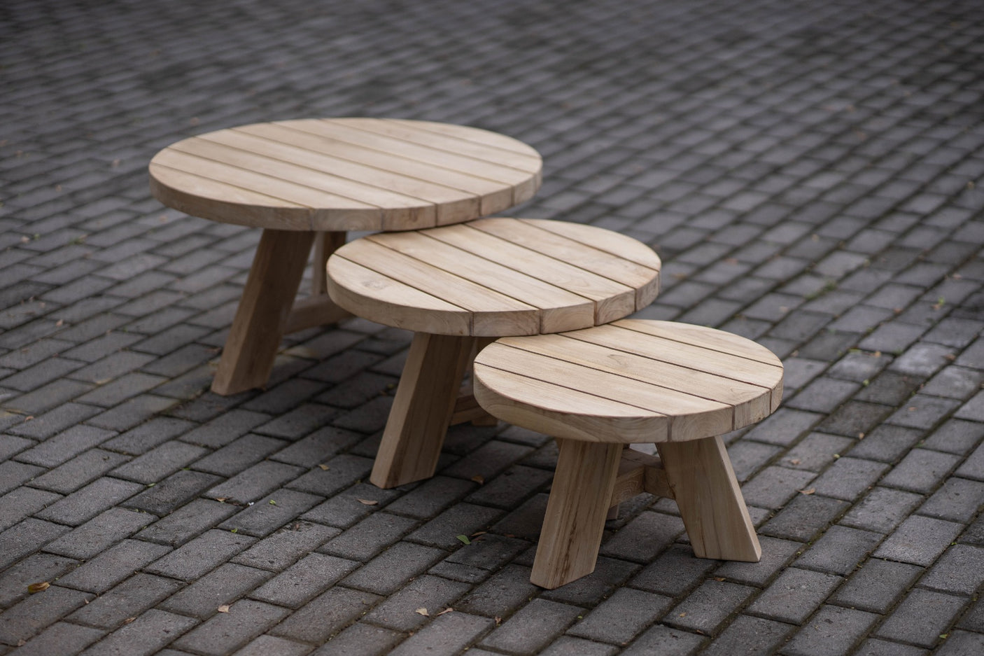 Teak coffeetables Algarve