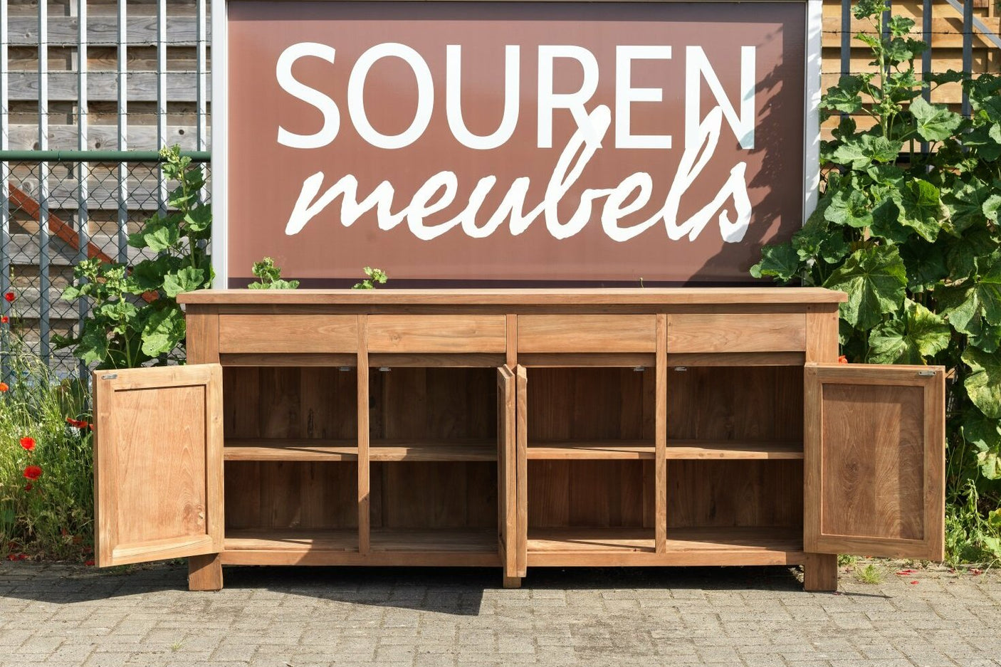 Teak Kommode Modern Smooth