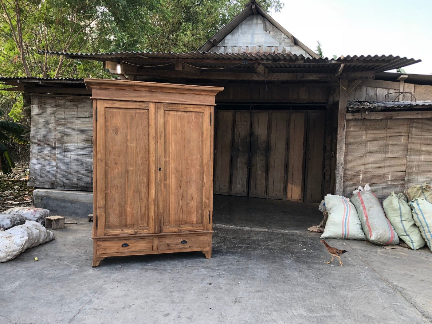 Teak Schrank zerlegbar