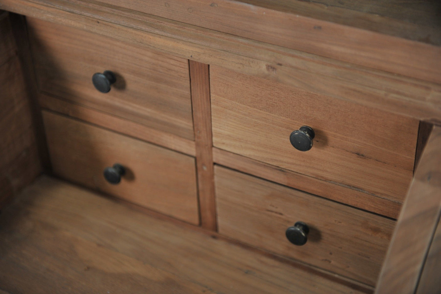 Teakholz Vitrineschrank