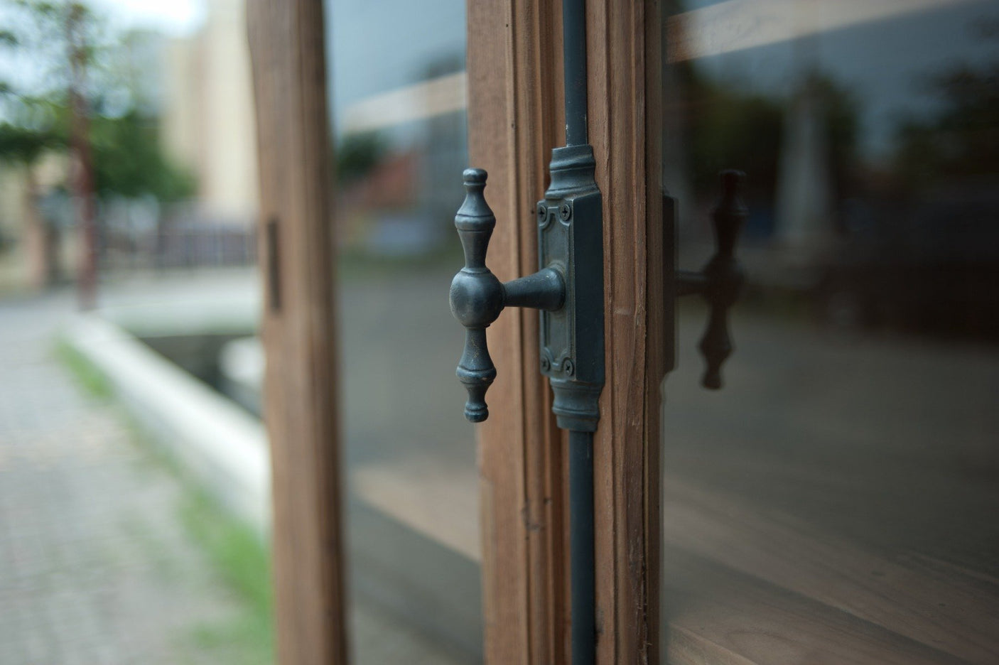 Teak Schrank Paris Rustikal