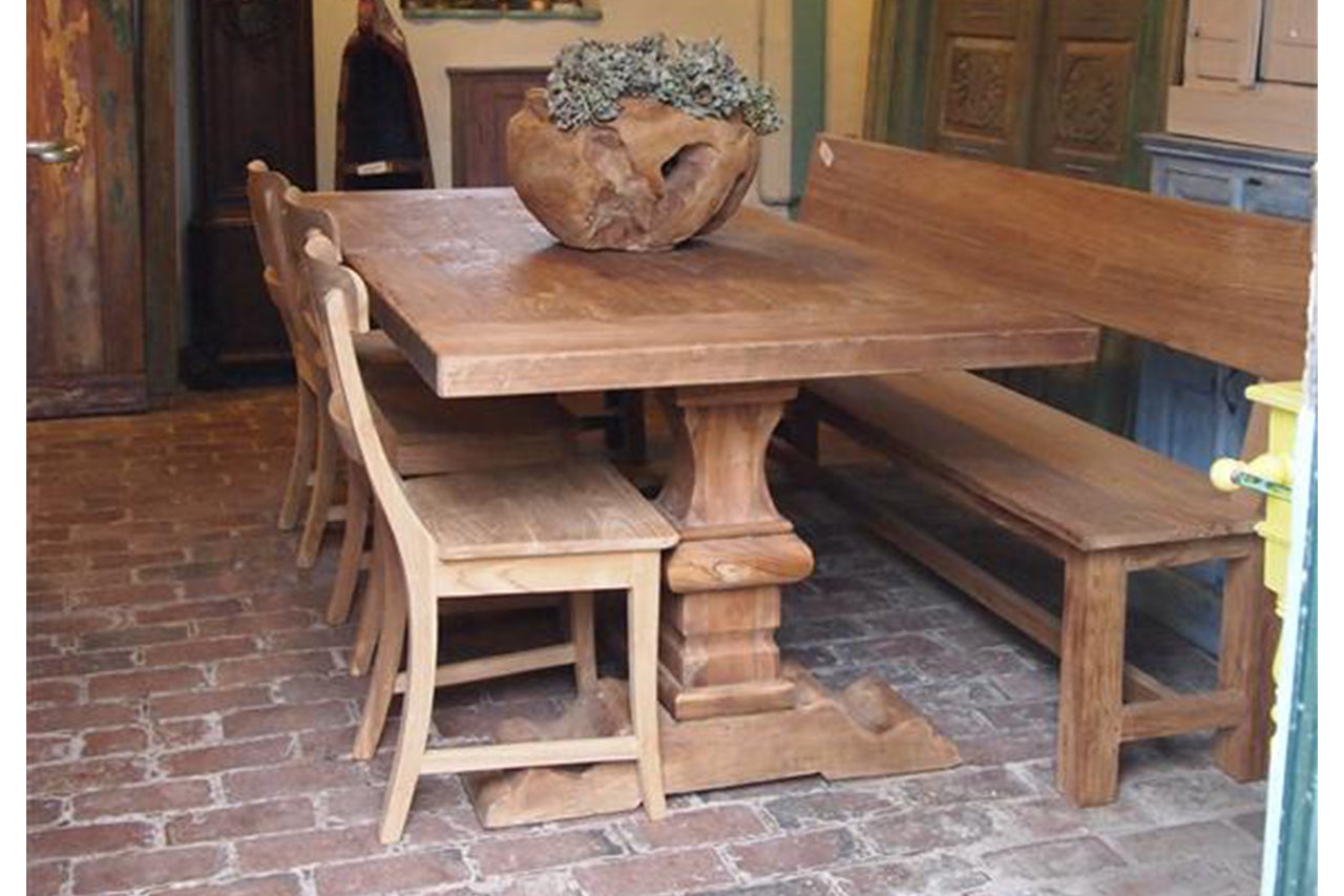 Teak Klostertisch