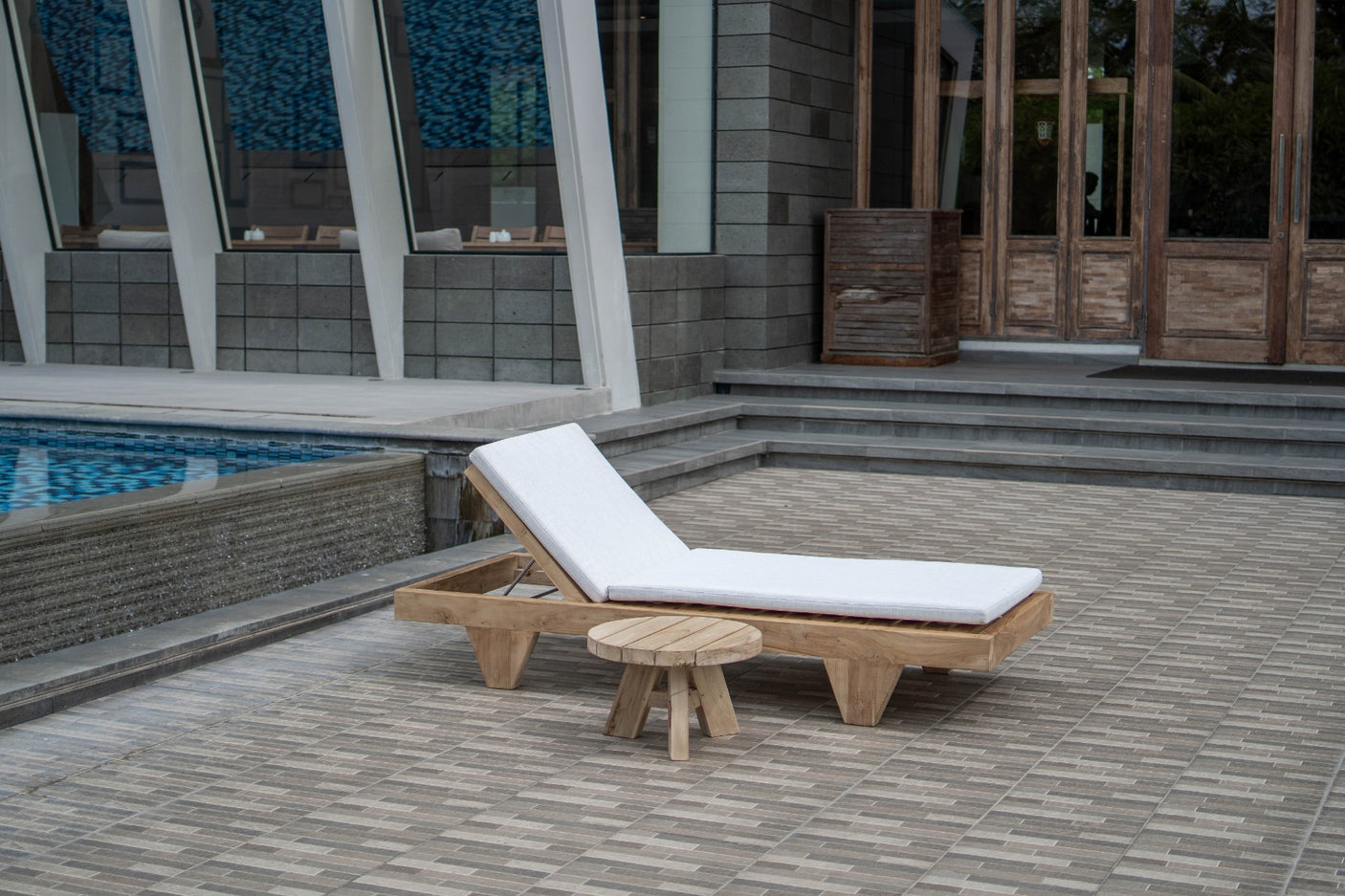 Teak Lounger Algarve XL