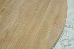 Teak Tisch rund 140 + 6 Stühle