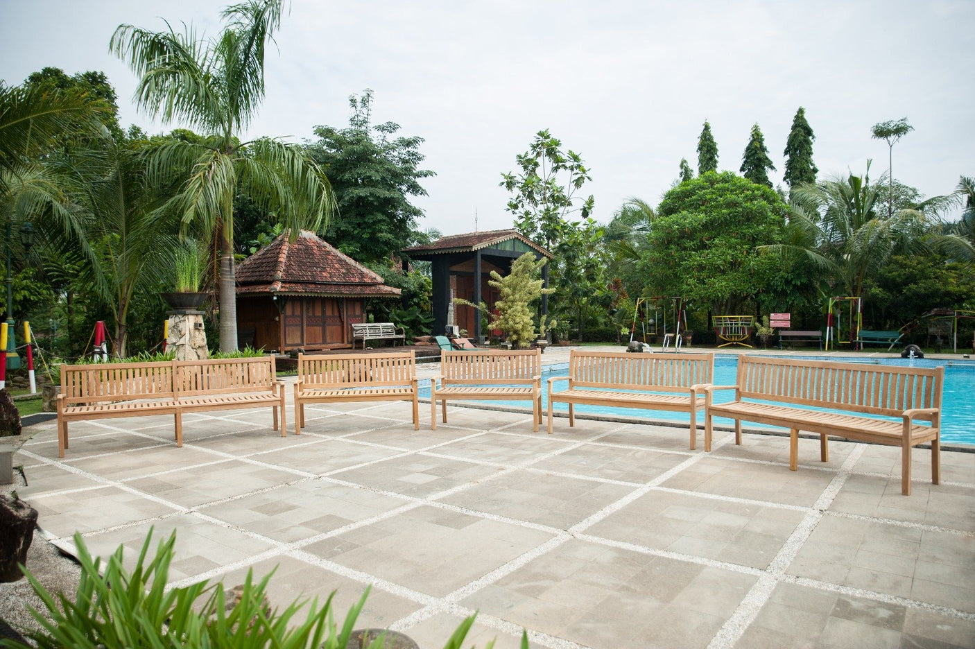 Teak Gartenbank Beaufort