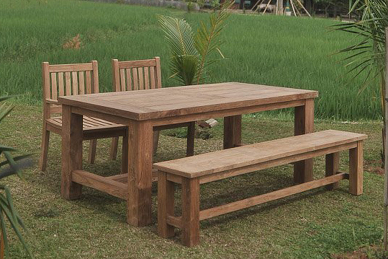 Teak Gartentisch Mammut