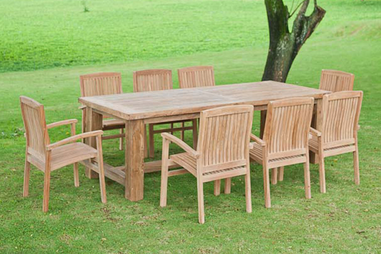 Teak Gartentisch Mammut