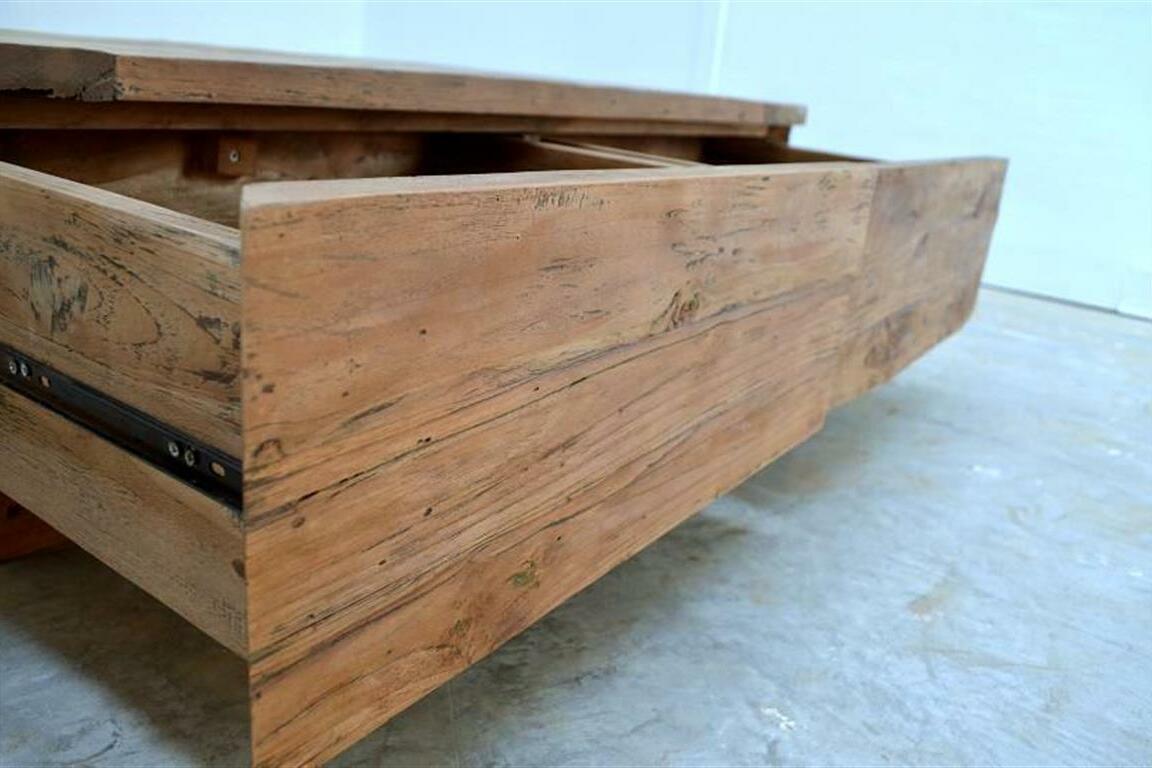Teak Couchtisch BLOK 120cm Dingklik