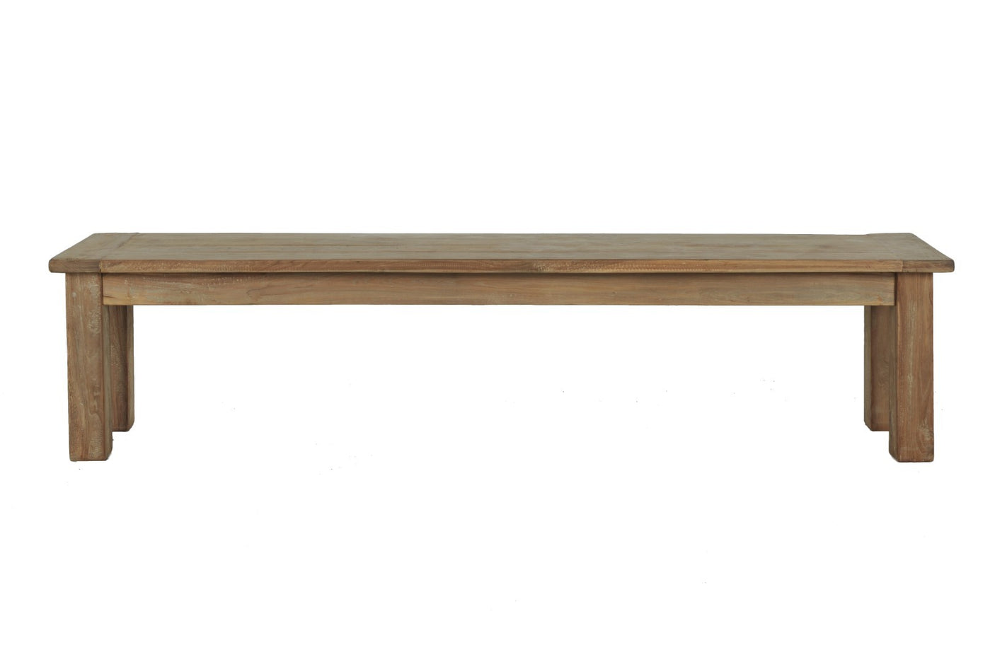 Teakholz Bank Rustikal