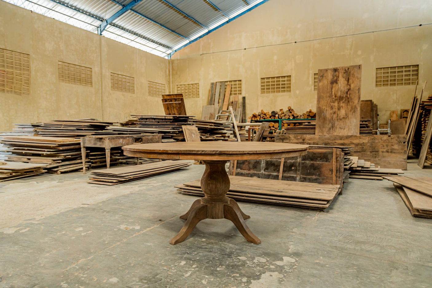 Runder Teak Tisch Anteak