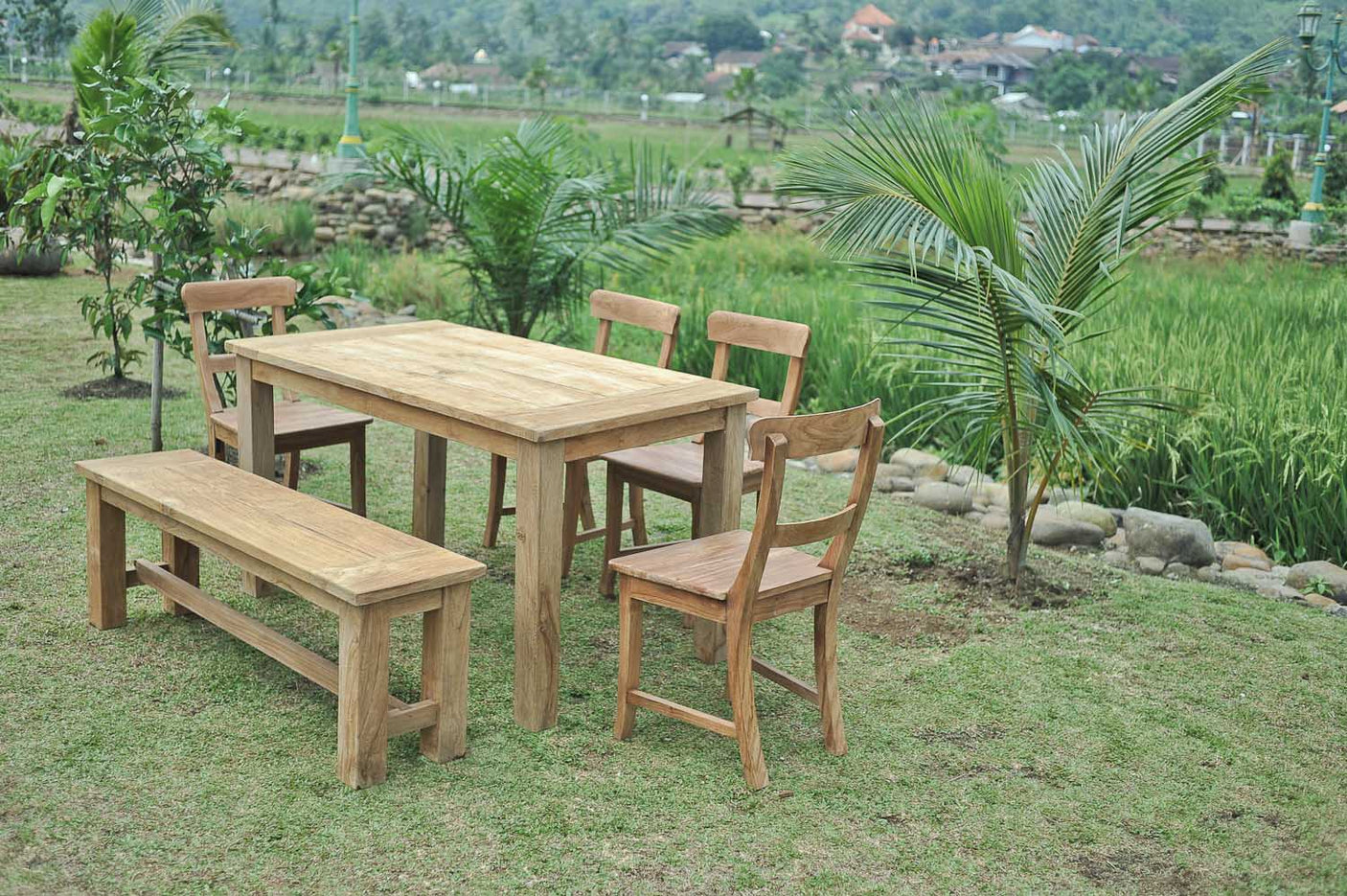 Teak Gartenbank