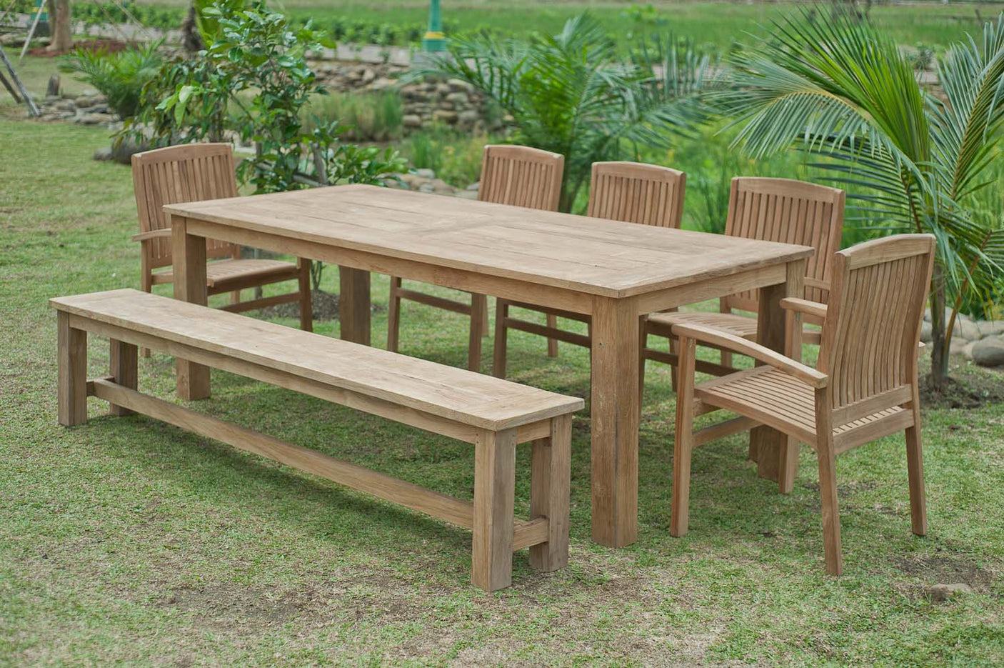 Teak Gartenbank