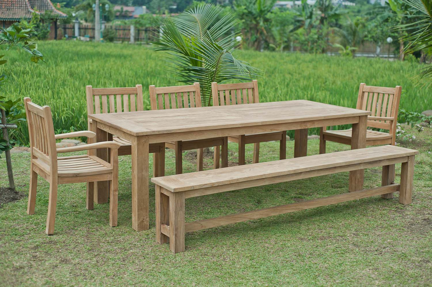 Teak Gartenbank