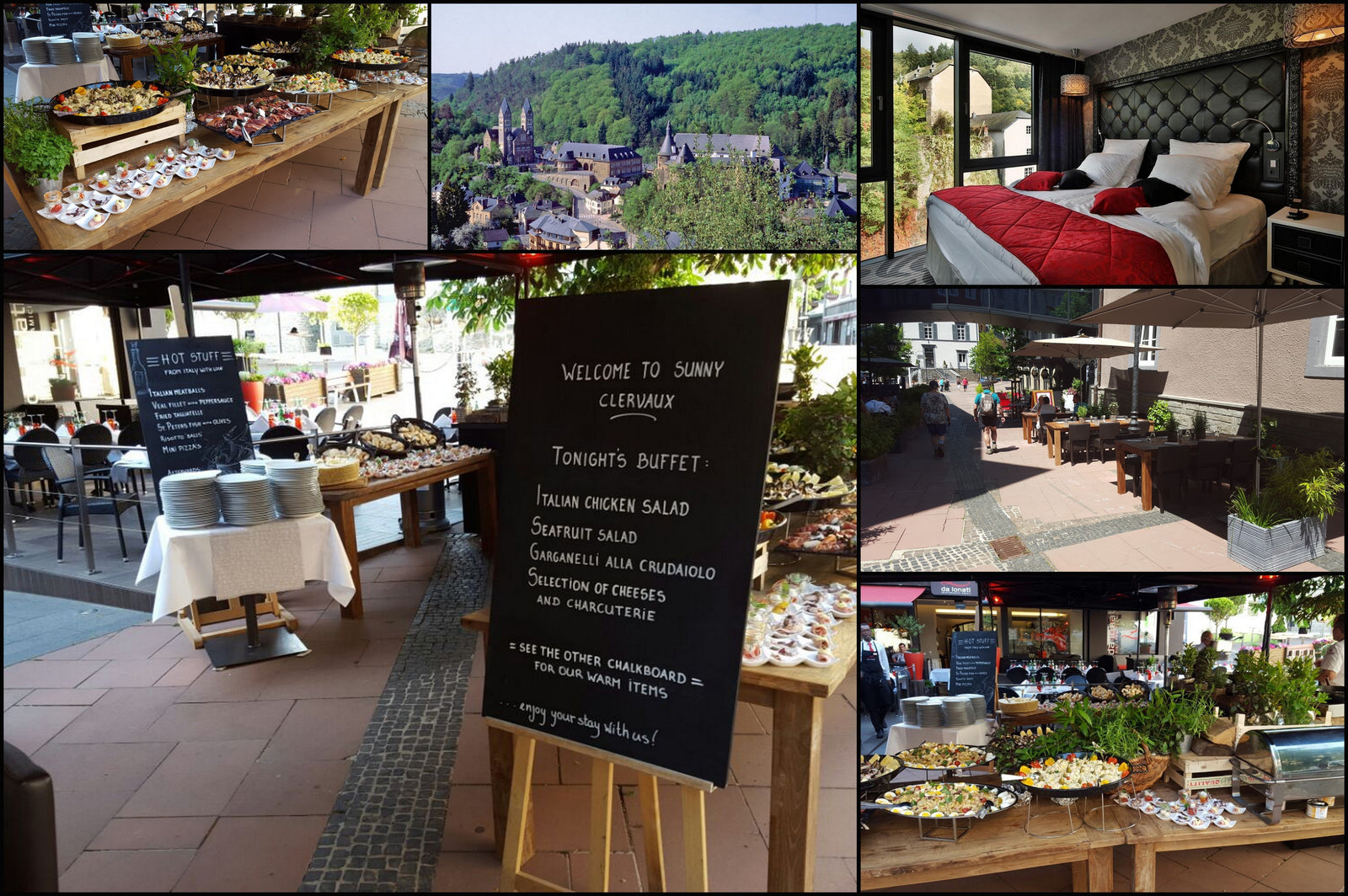 Teakholztisch für Esszimmer oder Hotel