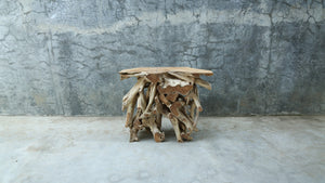 Teak Wurzelholz Konsolentisch