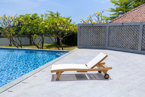 Teak Batyline Liege – Weiß