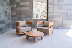 Teak Fauteuil Lura mit Sunproof-Kissen