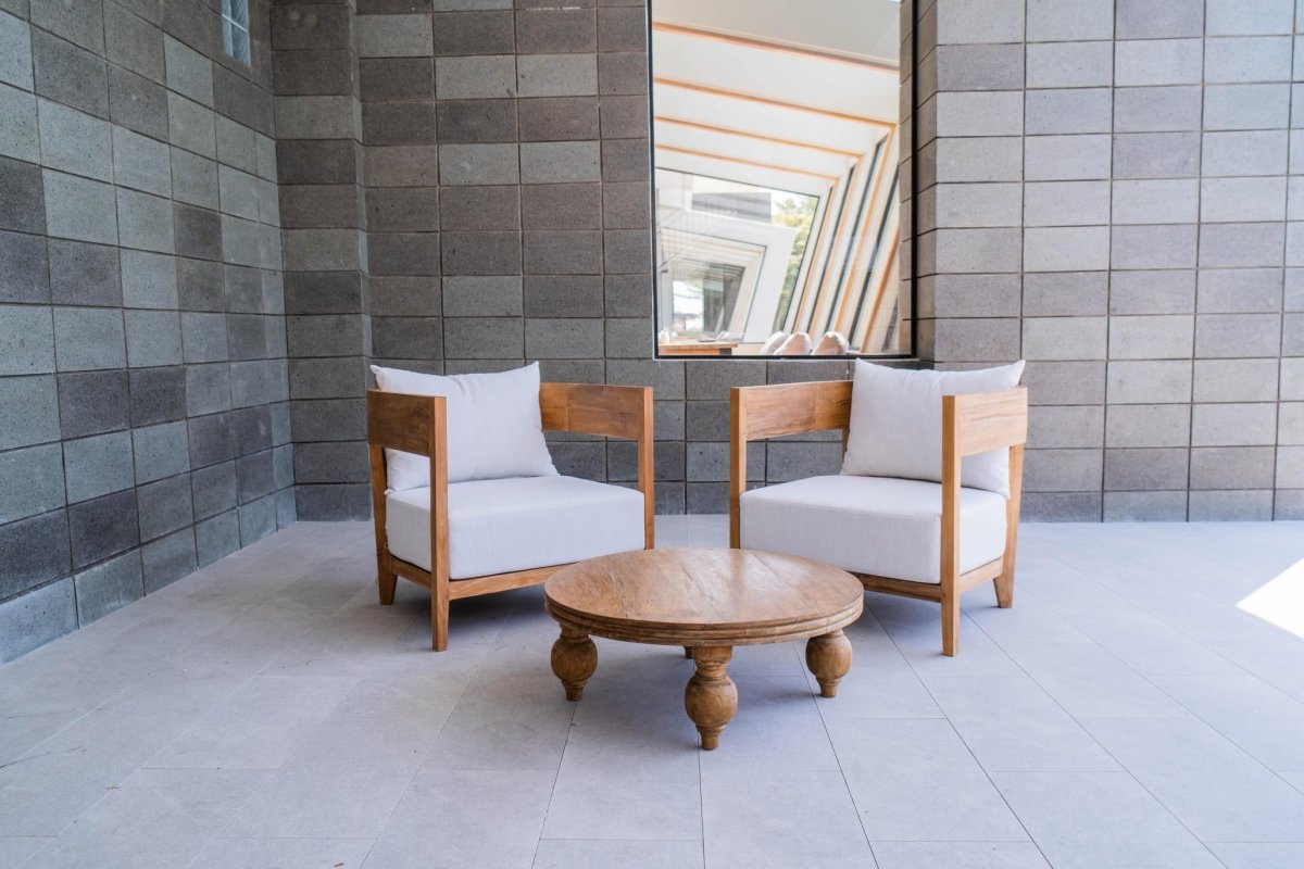 Teak Fauteuil Lura mit Sunproof-Kissen