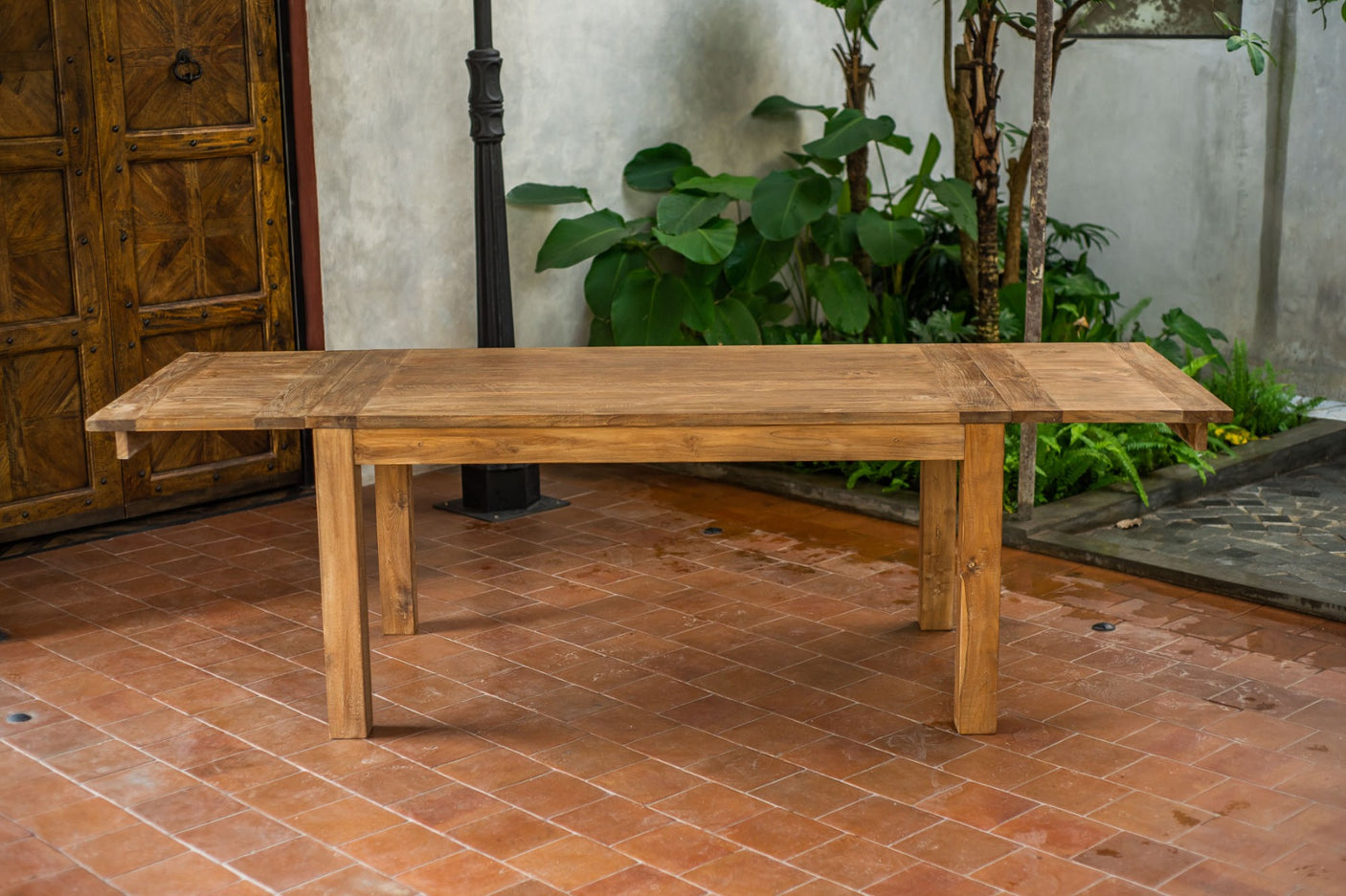 Ausziehtisch Teakholz