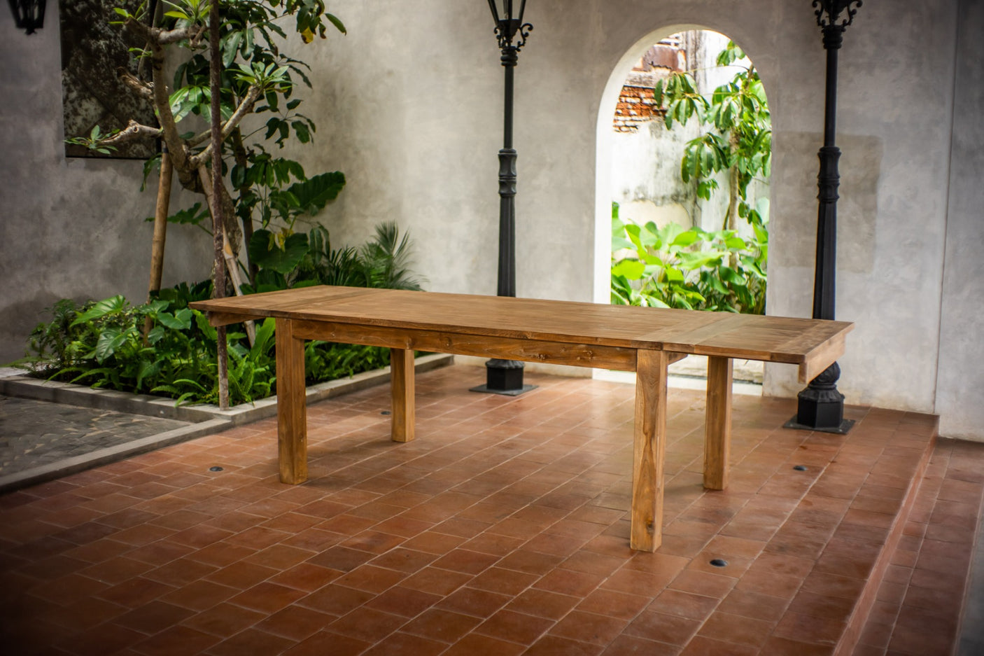 Ausziehtisch Teakholz