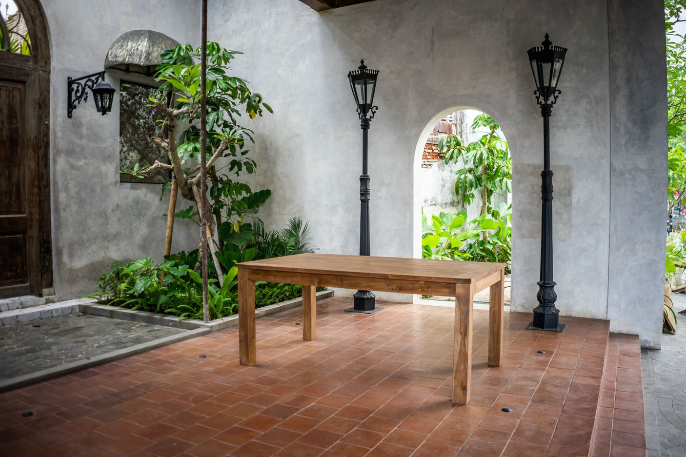 Ausziehtisch Teakholz