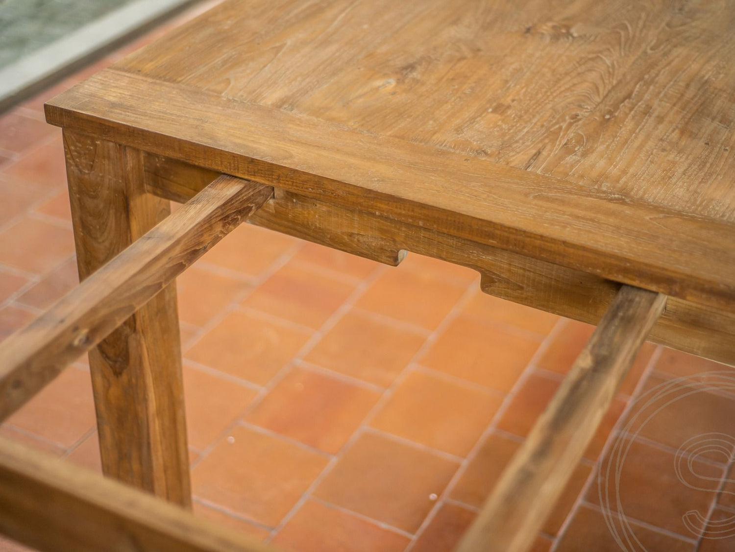 Ausziehtisch Teak Set 180 + 10 Stühle