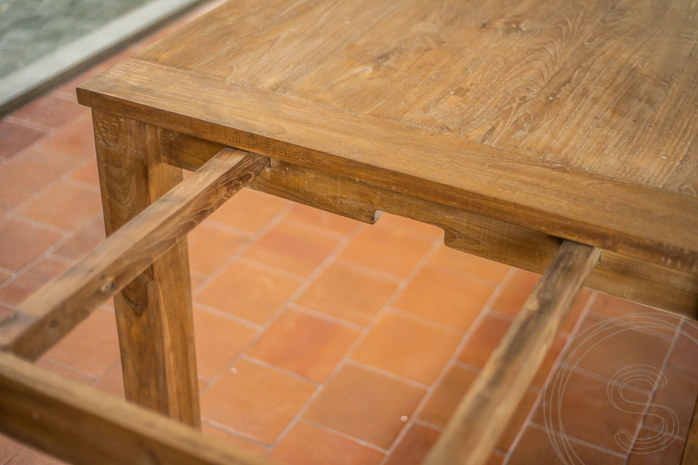 Ausziehtisch Teak Set 180 + 10 Stühle