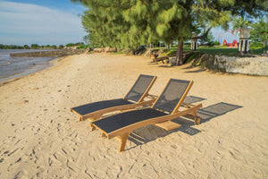 Batyline lounger 2 x