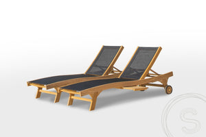 Batyline lounger 2 x
