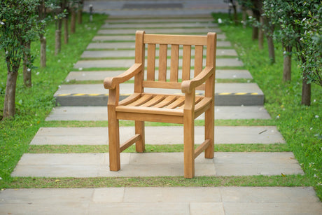 Teak garden chair elephant