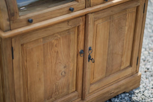 Teakholz Vitrineschrank