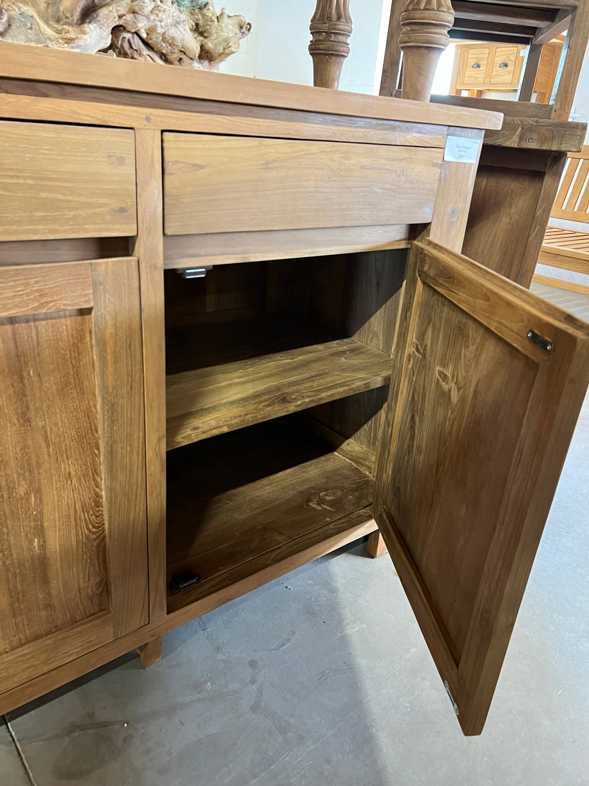 Teak dressoir - 130x50x90cm
