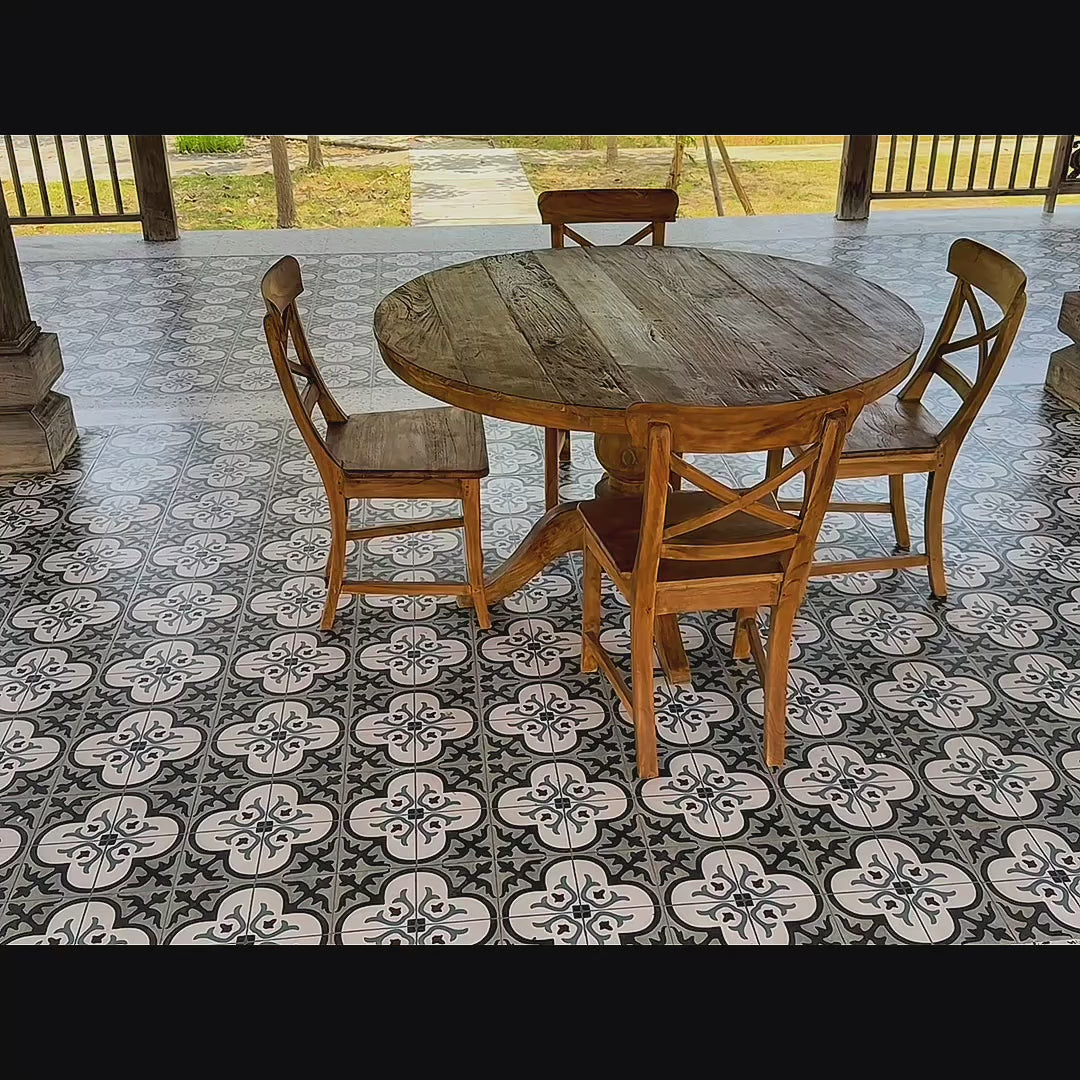 Runder Teak Tisch Anteak