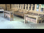 Teak Wandtisch Rustikal