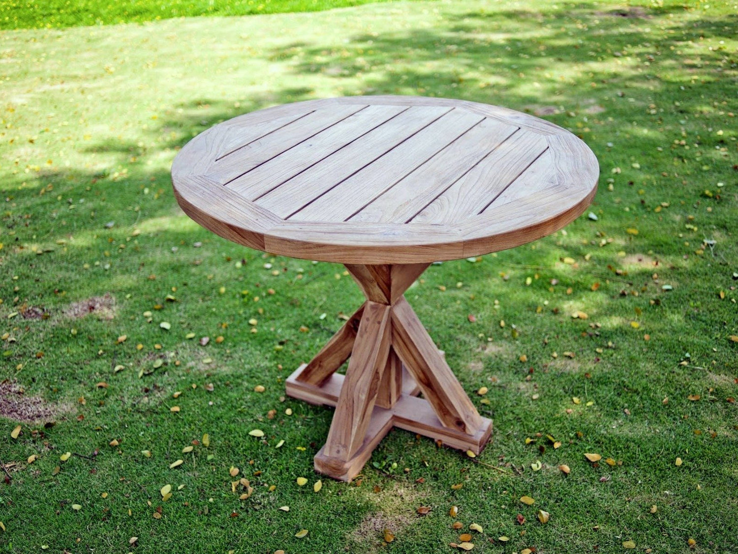 Runder Teak Gartentisch 'Cross' kaufen