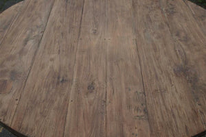 Teak Tisch Rund Rustikal