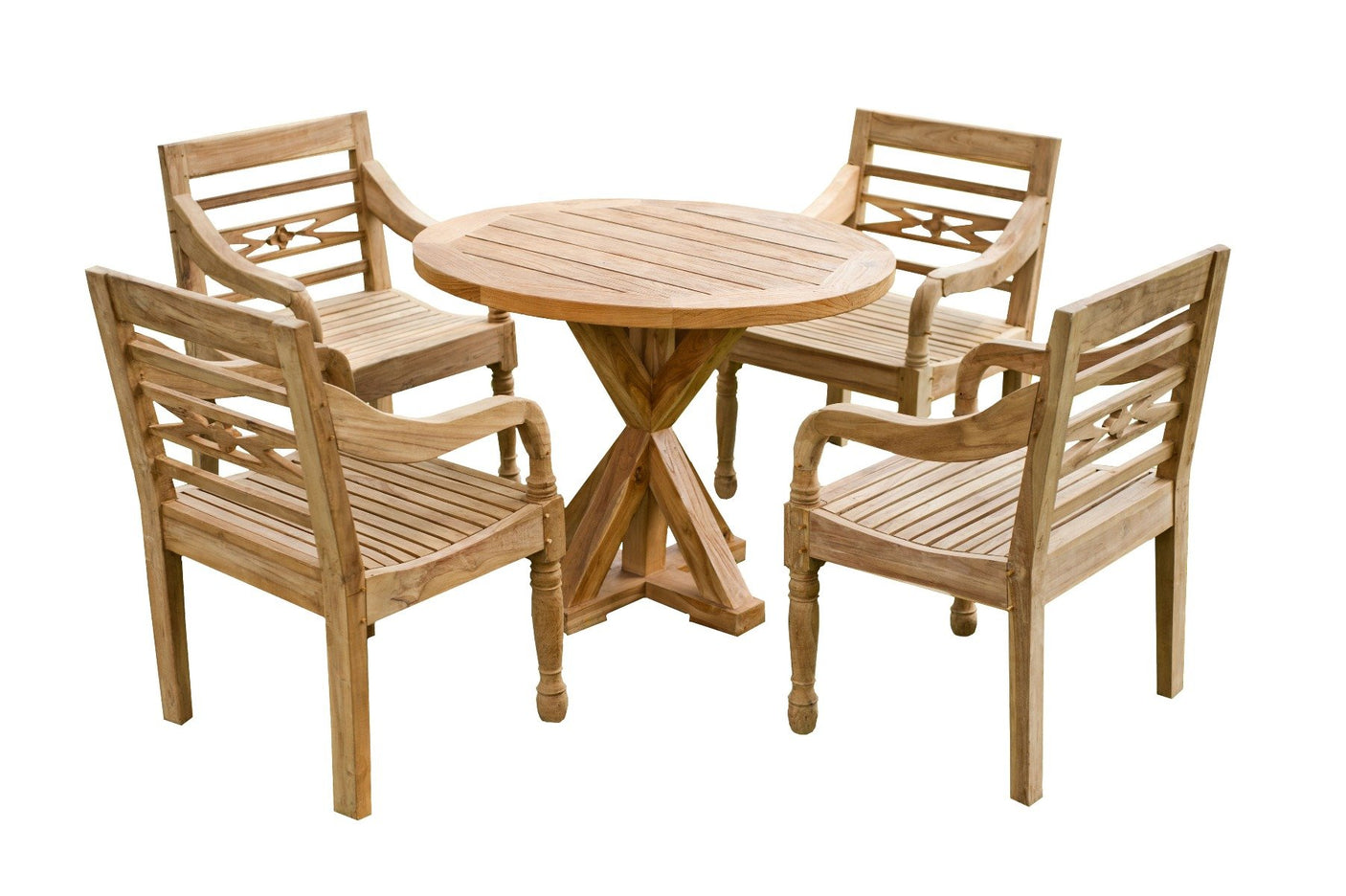 Runder Gartentisch Cross